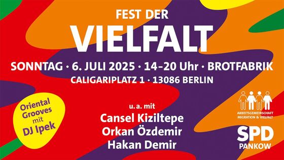 Fest der Vielfalt, So. den 6. Juli 2025