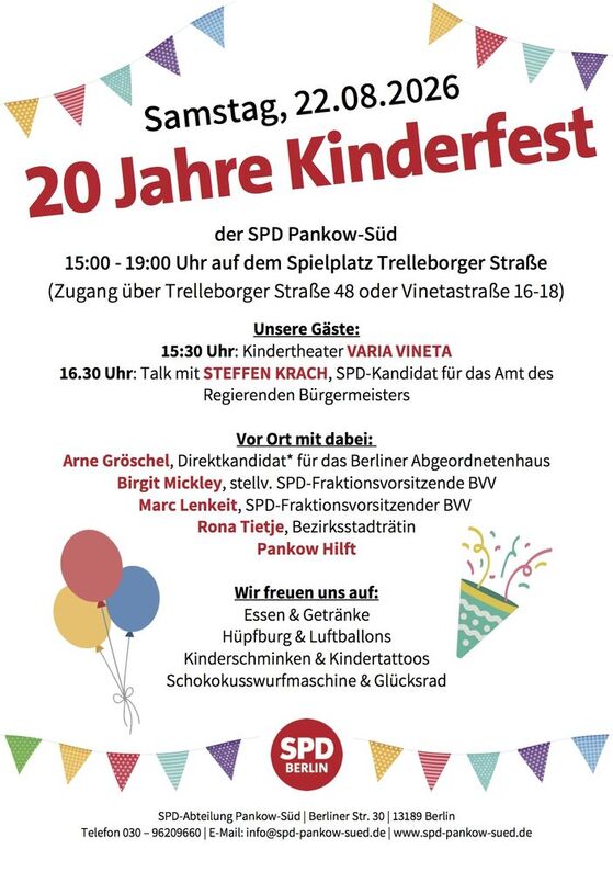 Flyer Kinderfest 2026