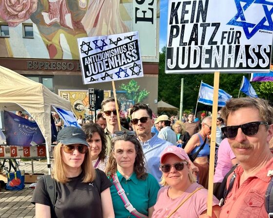 SPD Mauerpark bei der Mahnwache
