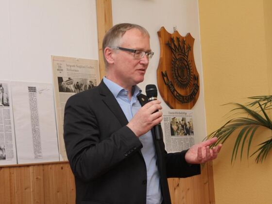 Klaus Mindrup bei der Heilsarmee