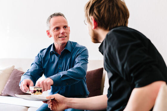 Tino Schopf möchte Sie bei Kaffee und Kuchen kennenlernen.