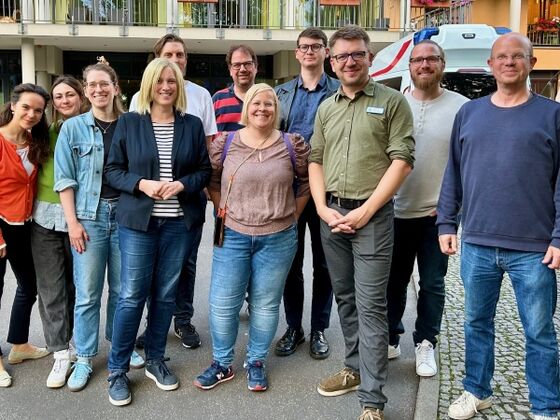 SPD Mauerpark und Philipp Kramp von der Seniorenstiftung